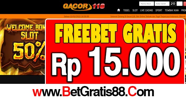 Gacor118-Freebet-Gratis-Rp-15.000-Tanpa-Deposit