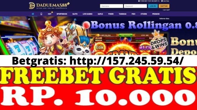 DADUEMAS88 Freebet Gratis Rp 10 Ribu Tanpa Deposit Terbaru