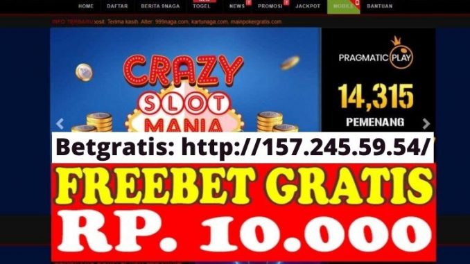 Freebet Gratis Rp 10 Ribu Tanpa Deposit Dari 9NAGAPOKER