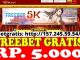 Freebet Gratis Rp 5 Ribu Tanpa Deposit Dari WLSLOT