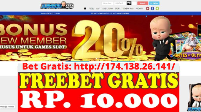 Freebet Gratis Rp 10 Ribu Tanpa Deposit Dari JUNIOR88