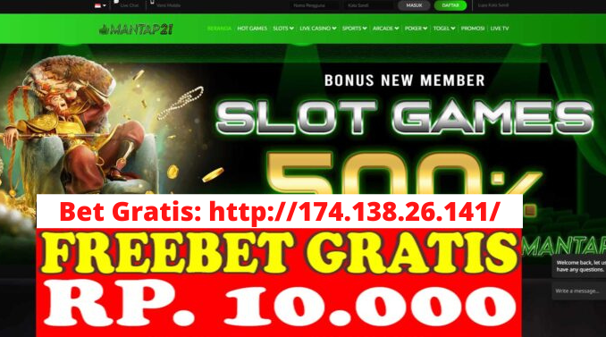 Freebet Gratis Rp 10 Ribu Tanpa Deposit Dari MANTAP21