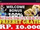 Freebet Gratis Rp 10 Ribu Tanpa Deposit Dari RADJABET