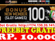 Freebet Gratis Rp 10 Ribu Tanpa Deposit Dari SLOTBANGET