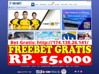 Freebet Gratis Rp 15 Ribu Tanpa Deposit Dari SBOBET168