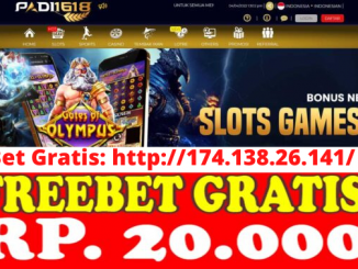 Freebet Gratis Rp 20 Ribu Tanpa Deposit Dari PADI1618