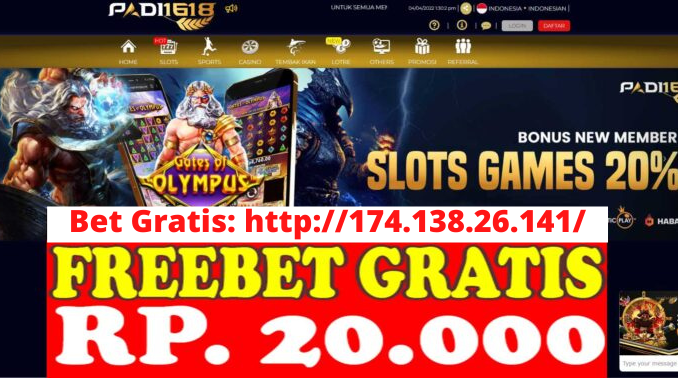 Freebet Gratis Rp 20 Ribu Tanpa Deposit Dari PADI1618