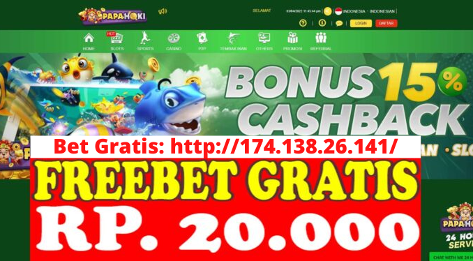 Freebet Gratis Rp 20 Ribu Tanpa Deposit Dari PAPAHOKI