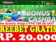 Freebet Gratis Rp 20 Ribu Tanpa Deposit Dari PAPAHOKI