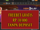 HOKIPLAY FREEBET GRATIS RP 10.000 TANPA DEPOSIT