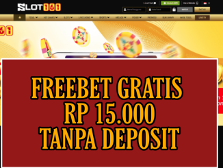 SLOT161 FREEBET GRATIS RP 15.000 TANPA DEPOSIT