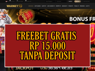 WARNET77 FREEBET GRATIS RP 15.000 TANPA DEPOSIT