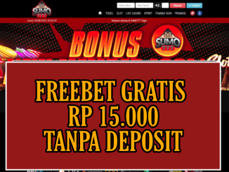 SUMO77 FREEBET GRATIS RP 15.000 TANPA DEPOSIT