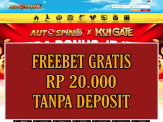 AUTOSPIN88 FREEBET GRATIS RP 20.000 TANPA DEPOSIT