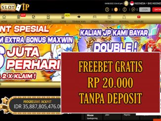 SLOTVIP FREEBET GRATIS RP 20.000 TANPA DEPOSIT