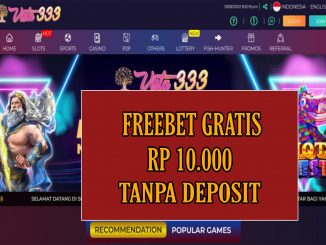 VISTA333 FREEBET GRATIS RP 10.000 TANPA DEPOSIT