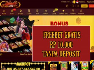 ABADISLOT FREEBET GRATIS RP 10.000 TANPA DEPOSIT