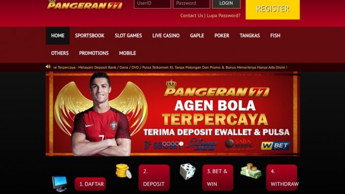 PANGERAN77 SITUS JUDI ONLINE TERPERCAYA BONUS 100% TO X 8