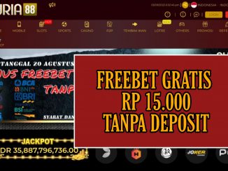 SURIA88 FREEBET GRATIS RP 15.000 TANPA DEPOSIT