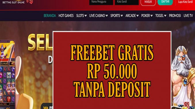 BSO88 FREEBET GRATIS RP 50.000 TANPA DEPOSIT