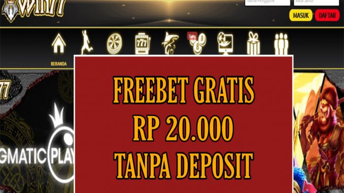 ODIN77 FREEBET GRATIS RP 20.000 TANPA DEPOSIT