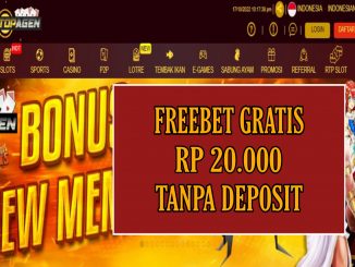 TOPAGEN FREEBET GRATIS RP 20.000 TANPA DEPOSIT