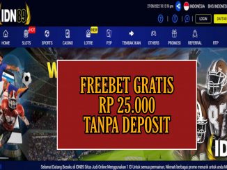 IDN89 FREEBET GRATIS RP 25.000 TANPA DEPOSIT