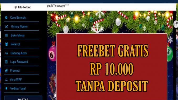 ZONATOTO FREEBET GRATIS RP 10.000 TANPA DEPOSIT