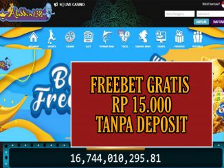 ALADDIN138 FREEBET GRATIS RP 15.000 TANPA DEPOSIT