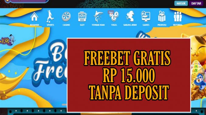 ALADDIN138 FREEBET GRATIS RP 15.000 TANPA DEPOSIT