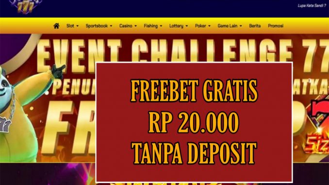 HOKI777 FREEBET GRATIS RP 20.000 TANPA DEPOSIT