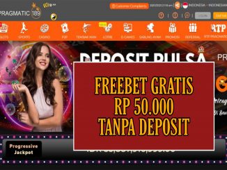 PRAGMATIC189 FREEBET GRATIS RP 50.000 TANPA DEPOSIT