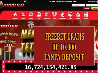 RODA168 FREEBET GRATIS RP 10.000 TANPA DEPOSIT