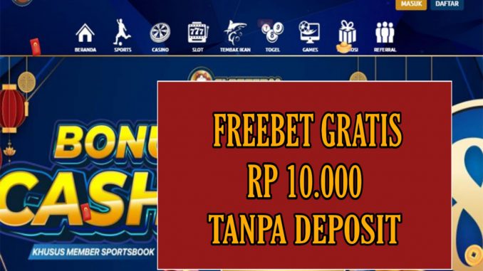 SLOTTER88 FREEBET GRATIS RP 15.000 TANPA DEPOSIT